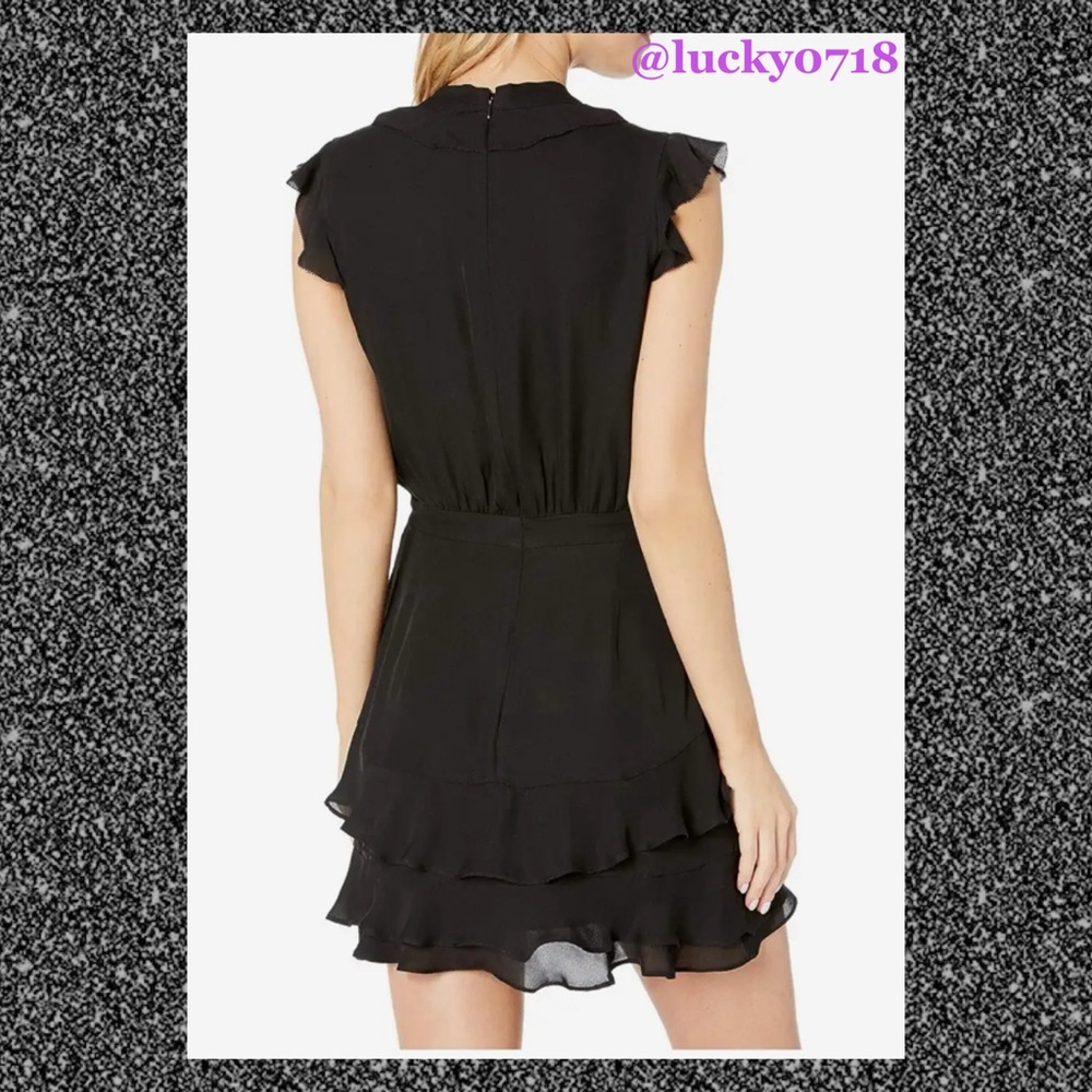Parker NWT Tangia Dress in Black Sz 4 - Picture 2 of 9